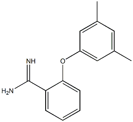 2-(3,5-dimethylphenoxy)benzene-1-carboximidamide Struktur