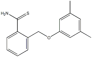 2-(3,5-dimethylphenoxymethyl)benzene-1-carbothioamide Struktur