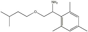 2-(3-methylbutoxy)-1-(2,4,6-trimethylphenyl)ethan-1-amine Struktur