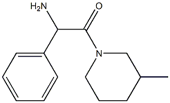 2-(3-methylpiperidin-1-yl)-2-oxo-1-phenylethanamine Struktur