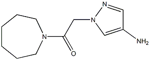 2-(4-amino-1H-pyrazol-1-yl)-1-(azepan-1-yl)ethan-1-one Struktur