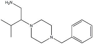 2-(4-benzylpiperazin-1-yl)-3-methylbutan-1-amine Struktur