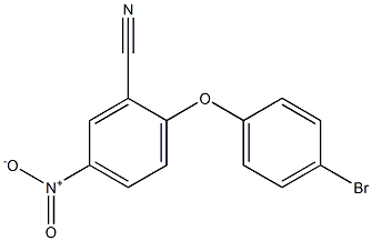 2-(4-bromophenoxy)-5-nitrobenzonitrile Struktur