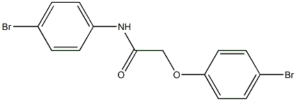 2-(4-bromophenoxy)-N-(4-bromophenyl)acetamide Struktur