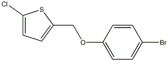 2-(4-bromophenoxymethyl)-5-chlorothiophene Struktur