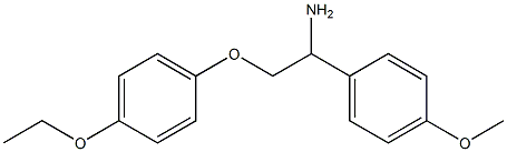 2-(4-ethoxyphenoxy)-1-(4-methoxyphenyl)ethanamine Struktur