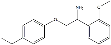 2-(4-ethylphenoxy)-1-(2-methoxyphenyl)ethanamine Struktur