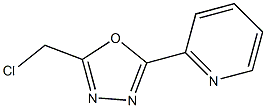 2-[5-(chloromethyl)-1,3,4-oxadiazol-2-yl]pyridine Struktur