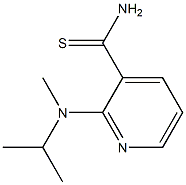 2-[isopropyl(methyl)amino]pyridine-3-carbothioamide Struktur