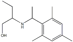 2-{[1-(2,4,6-trimethylphenyl)ethyl]amino}butan-1-ol Struktur