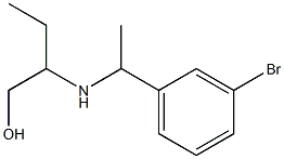 2-{[1-(3-bromophenyl)ethyl]amino}butan-1-ol Struktur