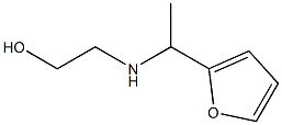 2-{[1-(furan-2-yl)ethyl]amino}ethan-1-ol Struktur