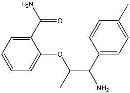 2-{[1-amino-1-(4-methylphenyl)propan-2-yl]oxy}benzamide Struktur