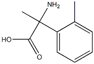 2-amino-2-(2-methylphenyl)propanoic acid Struktur