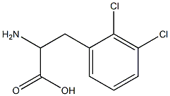 2-amino-3-(2,3-dichlorophenyl)propanoic acid Struktur