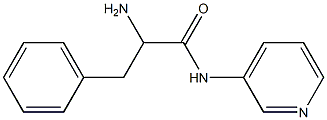 2-amino-3-phenyl-N-pyridin-3-ylpropanamide Struktur