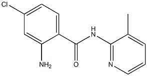 2-amino-4-chloro-N-(3-methylpyridin-2-yl)benzamide Struktur