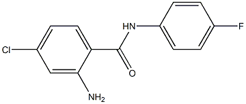 2-amino-4-chloro-N-(4-fluorophenyl)benzamide Struktur