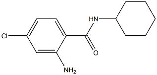 2-amino-4-chloro-N-cyclohexylbenzamide Struktur