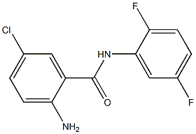 2-amino-5-chloro-N-(2,5-difluorophenyl)benzamide Struktur