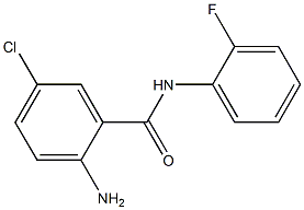 2-amino-5-chloro-N-(2-fluorophenyl)benzamide Struktur