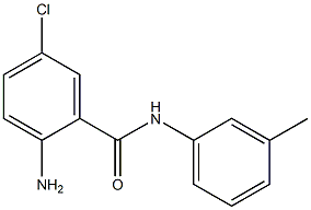 2-amino-5-chloro-N-(3-methylphenyl)benzamide Struktur