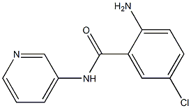 2-amino-5-chloro-N-pyridin-3-ylbenzamide Struktur