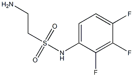 2-amino-N-(2,3,4-trifluorophenyl)ethane-1-sulfonamide Struktur