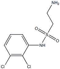 2-amino-N-(2,3-dichlorophenyl)ethane-1-sulfonamide Struktur