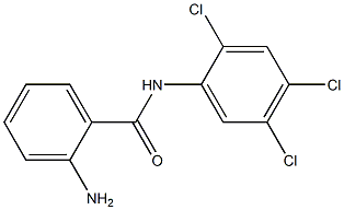 2-amino-N-(2,4,5-trichlorophenyl)benzamide Struktur