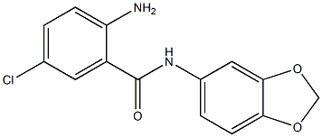 2-amino-N-(2H-1,3-benzodioxol-5-yl)-5-chlorobenzamide Struktur