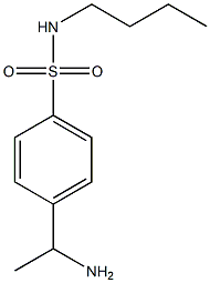 4-(1-aminoethyl)-N-butylbenzene-1-sulfonamide Struktur