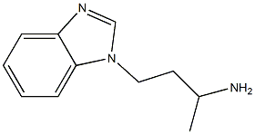 4-(1H-1,3-benzodiazol-1-yl)butan-2-amine Struktur