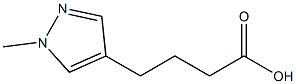 4-(1-methyl-1H-pyrazol-4-yl)butanoic acid Struktur