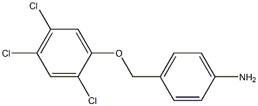 4-(2,4,5-trichlorophenoxymethyl)aniline Struktur