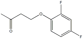 4-(2,4-difluorophenoxy)butan-2-one Struktur