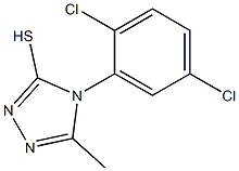 4-(2,5-dichlorophenyl)-5-methyl-4H-1,2,4-triazole-3-thiol Struktur