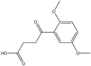 4-(2,5-dimethoxyphenyl)-4-oxobutanoic acid Struktur