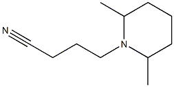 4-(2,6-dimethylpiperidin-1-yl)butanenitrile Struktur