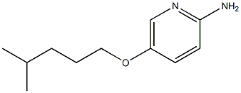 5-[(4-methylpentyl)oxy]pyridin-2-amine Struktur