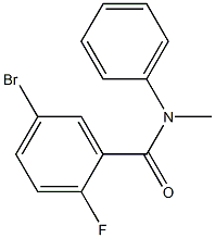 5-bromo-2-fluoro-N-methyl-N-phenylbenzamide Struktur