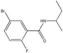 5-bromo-N-(sec-butyl)-2-fluorobenzamide Struktur