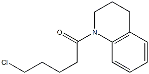 5-chloro-1-(1,2,3,4-tetrahydroquinolin-1-yl)pentan-1-one Struktur