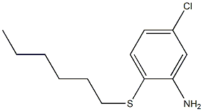 5-chloro-2-(hexylsulfanyl)aniline Struktur