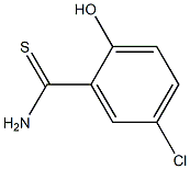 5-chloro-2-hydroxybenzenecarbothioamide Struktur