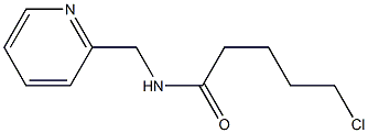 5-chloro-N-(pyridin-2-ylmethyl)pentanamide Struktur