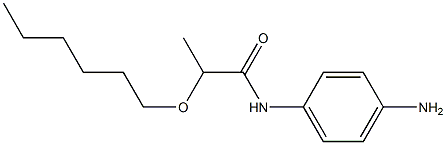 N-(4-aminophenyl)-2-(hexyloxy)propanamide Struktur