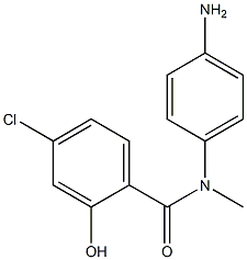 N-(4-aminophenyl)-4-chloro-2-hydroxy-N-methylbenzamide Struktur