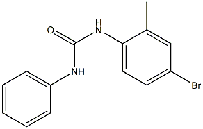 N-(4-bromo-2-methylphenyl)-N'-phenylurea Struktur