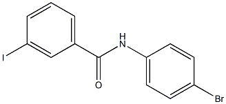 N-(4-bromophenyl)-3-iodobenzamide Struktur